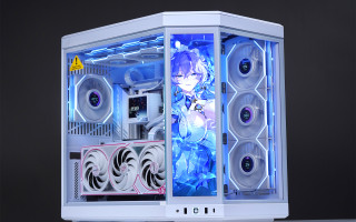 Frost Nexus Build — Ryzen 7 9800X3D + RTX 5080, performa ekstrem dalam balutan putih futuristik